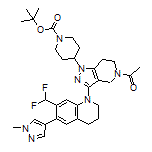 1-[1-(1-Boc-4-piperidyl)-3-[7-(difluoromethyl)-6-(1-methyl-1H-pyrazol-4-yl)-3,4-dihydroquinolin-1(2H)-yl]-6,7-dihydro-1H-pyrazolo[4,3-c]pyridin-5(4H)-yl]ethanone