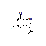 7-Chloro-5-fluoro-3-isopropyl-1H-indole