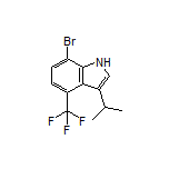 7-Bromo-3-isopropyl-4-(trifluoromethyl)-1H-indole