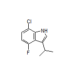 7-Chloro-4-fluoro-3-isopropyl-1H-indole