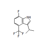7-Fluoro-3-isopropyl-4-(trifluoromethyl)-1H-indole