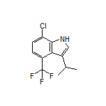7-Chloro-3-isopropyl-4-(trifluoromethyl)-1H-indole