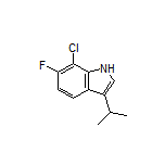7-Chloro-6-fluoro-3-isopropyl-1H-indole