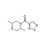 (2,5-Dimethylmorpholino)(1,2,5-thiadiazol-3-yl)methanone