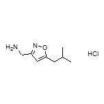 (5-Isobutylisoxazol-3-yl)methanamine Hydrochloride