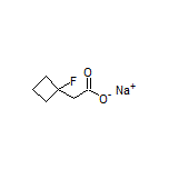 Sodium 2-(1-Fluorocyclobutyl)acetate