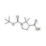 1-Boc-2,2-dimethylpyrrolidine-3-carboxylic Acid