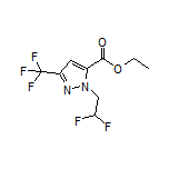 Ethyl 1-(2,2-Difluoroethyl)-3-(trifluoromethyl)pyrazole-5-carboxylate
