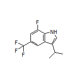 7-Fluoro-3-isopropyl-5-(trifluoromethyl)-1H-indole