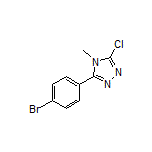 3-(4-Bromophenyl)-5-chloro-4-methyl-4H-1,2,4-triazole