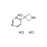 3-(Pyrimidin-4-yl)azetidin-3-ol Dihydrochloride