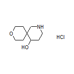 9-Oxa-2-azaspiro[5.5]undecan-5-ol Hydrochloride