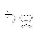 5-Boc-hexahydro-1H-furo[3,4-c]pyrrole-3a-carboxylic Acid