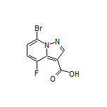 7-Bromo-4-fluoropyrazolo[1,5-a]pyridine-3-carboxylic Acid