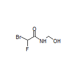 2-Bromo-2-fluoro-N-(hydroxymethyl)acetamide