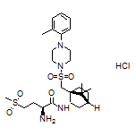 (S)-2-Amino-N-[(1S,2S,4R)-7,7-dimethyl-1-[[[4-(o-tolyl)piperazin-1-yl]sulfonyl]methyl]bicyclo[2.2.1]heptan-2-yl]-4-(methylsulfonyl)butanamide Hydrochloride