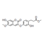 Methyl 3-[2-Hydroxy-4-[(7-hydroxy-6-methoxy-2-oxo-2H-chromen-3-yl)oxy]phenyl]propanoate