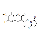 2,5-Dioxopyrrolidin-1-yl 6,8-Difluoro-7-hydroxy-2-oxo-2H-chromene-3-carboxylate