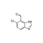 6-Chloro-1H-benzo[d]imidazole-7-carbaldehyde