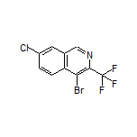 4-Bromo-7-chloro-3-(trifluoromethyl)isoquinoline