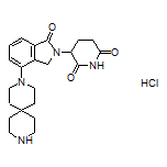 3-[1-Oxo-4-(3,9-diazaspiro[5.5]undecan-3-yl)isoindolin-2-yl]piperidine-2,6-dione Hydrochloride