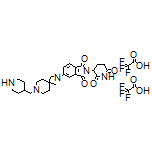 2-(2,6-Dioxopiperidin-3-yl)-5-[7-(piperidin-4-ylmethyl)-2,7-diazaspiro[3.5]nonan-2-yl]isoindoline-1,3-dione Bis(trifluoroacetate)