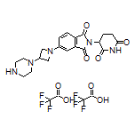 2-(2,6-Dioxopiperidin-3-yl)-5-[3-(piperazin-1-yl)azetidin-1-yl]isoindoline-1,3-dione Bis(trifluoroacetate)