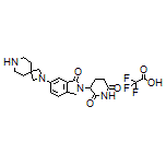 3-[1-Oxo-6-(2,7-diazaspiro[3.5]nonan-2-yl)isoindolin-2-yl]piperidine-2,6-dione Trifluoroacetate