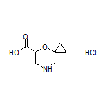 (R)-4-Oxa-7-azaspiro[2.5]octane-5-carboxylic Acid Hydrochloride