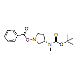(S)-3-[Boc(methyl)amino]pyrrolidin-1-yl Benzoate