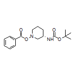 (S)-3-(Boc-amino)piperidin-1-yl Benzoate