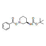 (R)-3-(Boc-amino)piperidin-1-yl Benzoate
