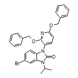 1-[2,6-Bis(benzyloxy)-3-pyridyl]-5-bromo-3-isopropyl-1,3-dihydro-2H-benzo[d]imidazol-2-one