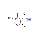 3-Bromo-6-chloro-2-methylbenzoic Acid