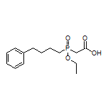 2-[Ethoxy(4-phenylbutyl)phosphoryl]acetic Acid