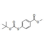 Methyl 4-(Boc-thio)benzoate