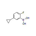 5-Cyclopropyl-2-fluorophenylboronic Acid