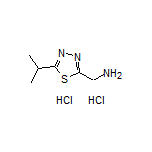 (5-Isopropyl-1,3,4-thiadiazol-2-yl)methanamine Dihydrochloride
