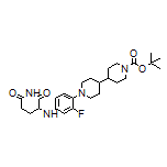 3-[[4-(1’-Boc-[4,4’-bipiperidin]-1-yl)-3-fluorophenyl]amino]piperidine-2,6-dione