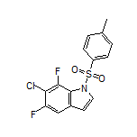 6-Chloro-5,7-difluoro-1-tosyl-1H-indole