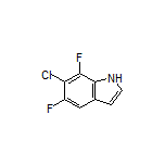 6-Chloro-5,7-difluoro-1H-indole