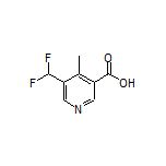 5-(Difluoromethyl)-4-methylnicotinic Acid