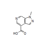 1-Methyl-1H-pyrazolo[3,4-c]pyridine-4-carboxylic Acid