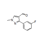 3-(3-Fluorophenyl)-1-methyl-1H-pyrazole-4-carbaldehyde