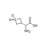 2-Amino-2-(1,1-dioxidothietan-3-yl)acetic Acid