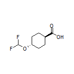 反式-4-(二氟甲氧基)环己烷-1-甲酸