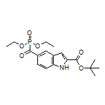 tert-Butyl 5-[(Diethoxyphosphoryl)carbonyl]indole-2-carboxylate