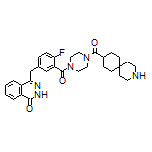 4-[3-[4-(3-Azaspiro[5.5]undecane-9-carbonyl)piperazine-1-carbonyl]-4-fluorobenzyl]phthalazine-1(2H)-one