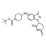 3-[6-[(1-Boc-piperidin-4-yl)amino]-1-methyl-1H-indazol-3-yl]piperidine-2,6-dione