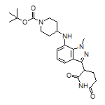 3-[7-[(1-Boc-piperidin-4-yl)amino]-1-methyl-1H-indazol-3-yl]piperidine-2,6-dione